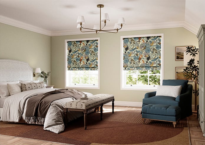 Rain Forest, Henna - Roman Blind - Image 7